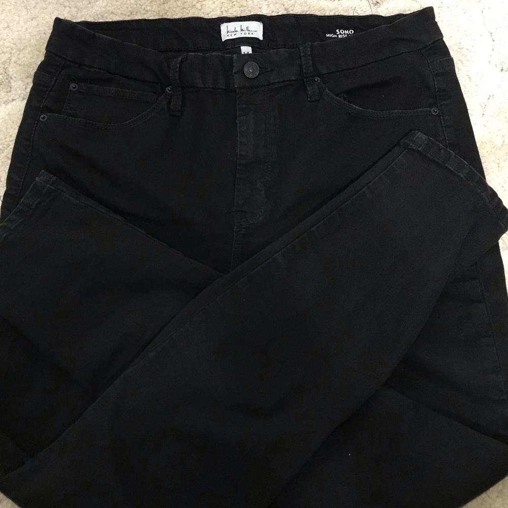 Nicole Miller black stretch jeans size 14